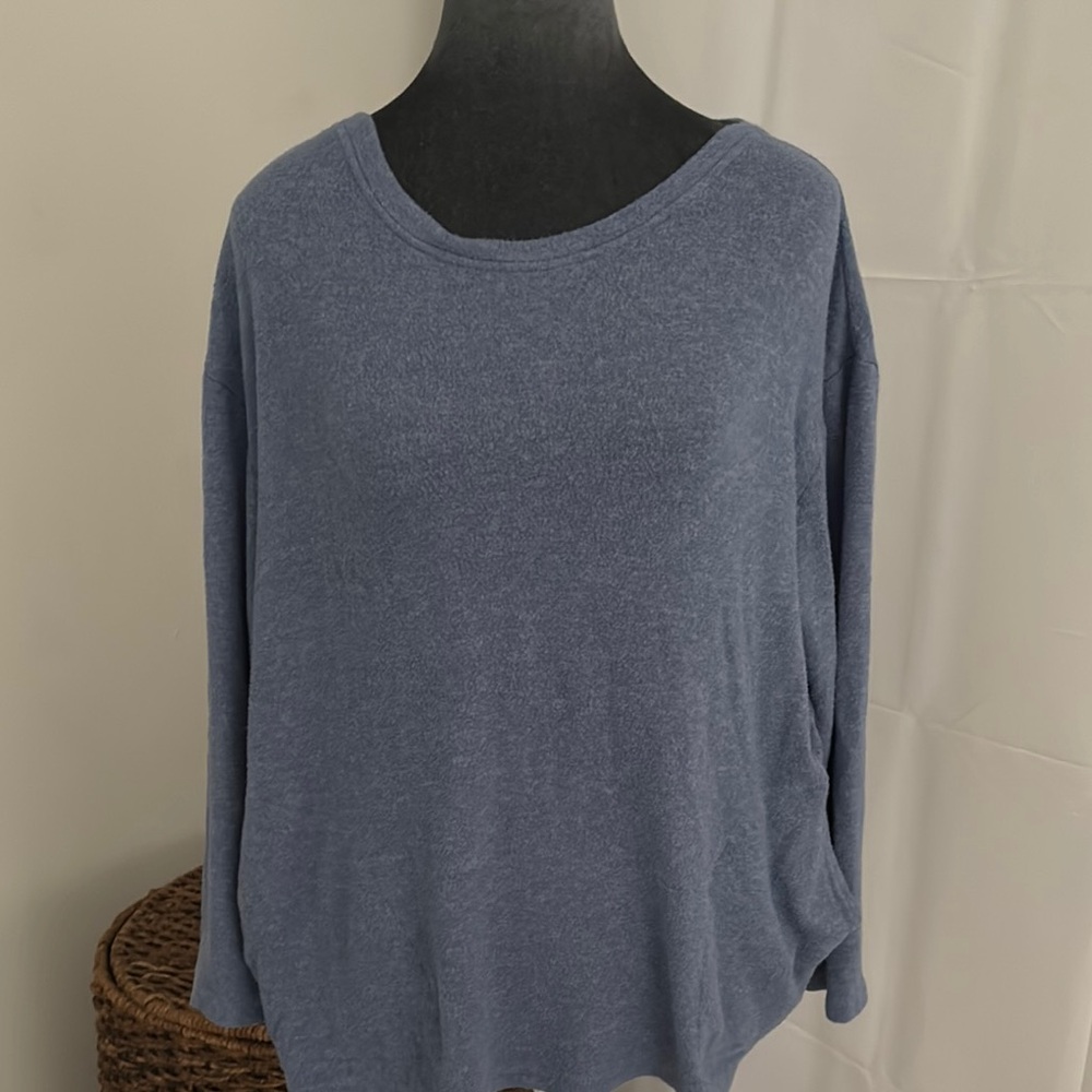 LA CERA XS Women's Blue Top